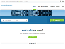 Tablet Screenshot of annuaire-banques.fr